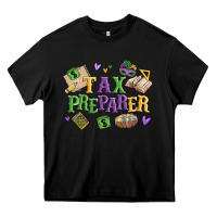 Black tax preparer Heavy Core Tee - MaliasSmallBusiness