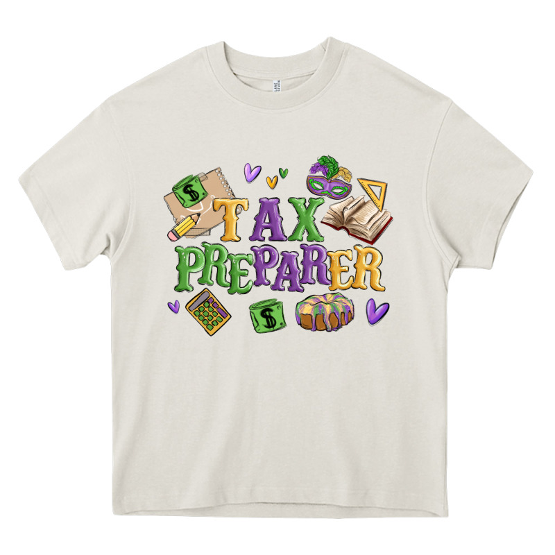 Tax Preparer Heavy Core Tee by MaliasSmallBusiness | Teevron