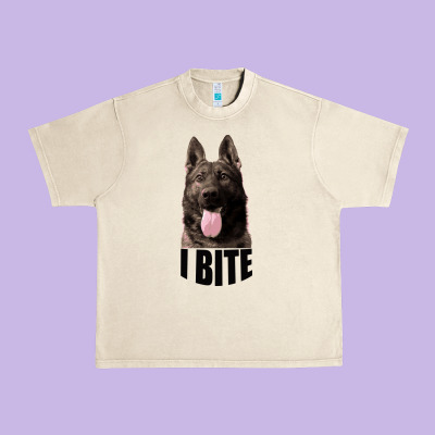 I Bite Urban Heavy Tee Designed By Bettercallsaul