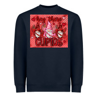 Navy Hey there Cupids with gnomies tumbler Heavyweight Sweatshirt - HowdyJamesFarm