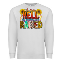 Dove Grey The Only Hell My Momma Ever Premium Sweatshirt - CowhideDigitalArt