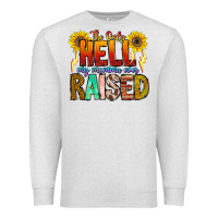 Oatmeal Heather The Only Hell My Momma Ever Premium Sweatshirt - CowhideDigitalArt