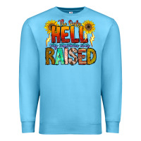 Ocean Blue The Only Hell My Momma Ever Premium Sweatshirt - CowhideDigitalArt