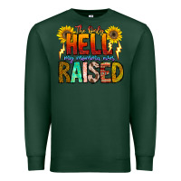 Sports Green The Only Hell My Momma Ever Premium Sweatshirt - CowhideDigitalArt