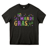 Asphalt it's mardi gras y'all Heavy Core Tee - MaliasSmallBusiness