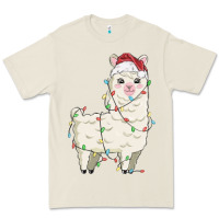 Bone christmas llama Premium Tee - MaliasSmallBusiness
