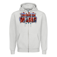 Dove Grey American Mama Mother's Day Zipper Hoodie - FaDigitalArtStudio