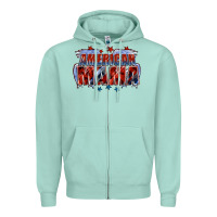 Seafoam American Mama Mother's Day Zipper Hoodie - FaDigitalArtStudio