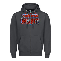 Smoke American Mama Mother's Day Zipper Hoodie - FaDigitalArtStudio