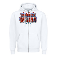 White American Mama Mother's Day Zipper Hoodie - FaDigitalArtStudio