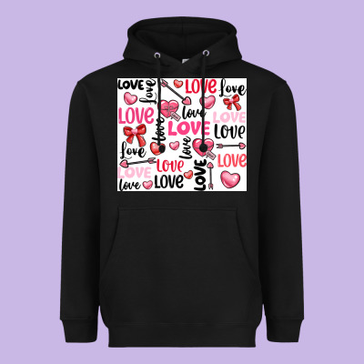 Love Heavyweight Hoodie Designed By Lillyallendesigns