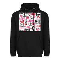Black love Heavyweight Hoodie - LillyAllenDesigns