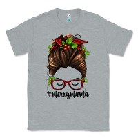 Heather Grey christmas merry mama Classic Tee - Jasminsmagicworld
