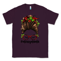 Plum christmas merry mama Classic Tee - Jasminsmagicworld
