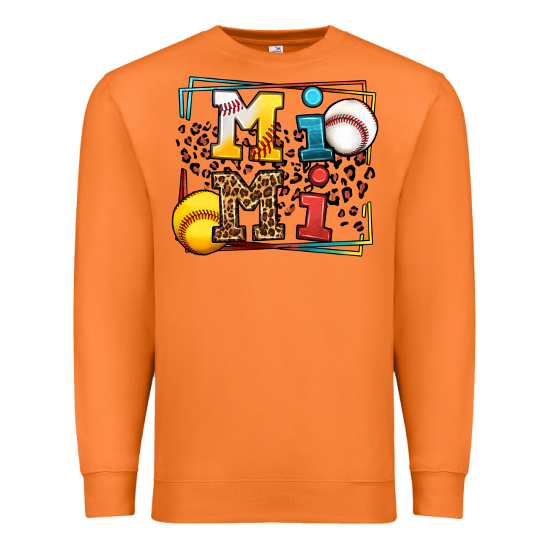 Baseball And Softball Mimi Premium Sweatshirt by LillyAllenDesigns | Teevron