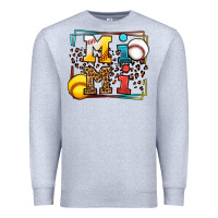 Heather Grey Baseball and Softball mimi Premium Sweatshirt - LillyAllenDesigns
