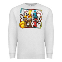 Oatmeal Heather Baseball and Softball mimi Premium Sweatshirt - LillyAllenDesigns