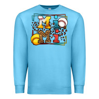 Ocean Blue Baseball and Softball mimi Premium Sweatshirt - LillyAllenDesigns