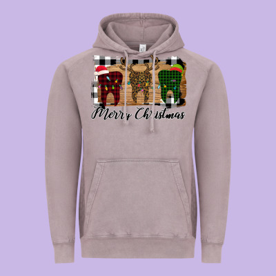 Merry Christmas Teeth Vintage Hoodie Designed By Bettercallsaul