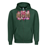 Sports Green Tired mom life Zipper Hoodie - FaDigitalArtStudio
