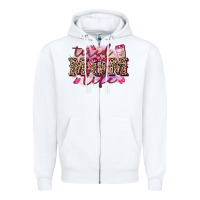 White Tired mom life Zipper Hoodie - FaDigitalArtStudio