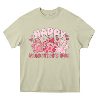 Mossy happy valentine's day Heavy Core Tee - MaliasSmallBusiness