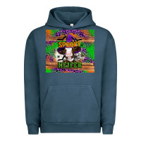 Pigment Midnight Navy Spooky Heifer Urban Hoodie - Artiststas
