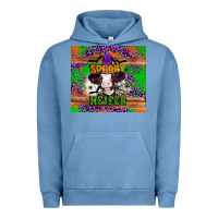 Pigment Pebble Blue Spooky Heifer Urban Hoodie - Artiststas