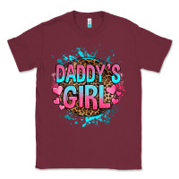 Burgundy daddy's girl Classic Tee - RanaPortraitStore