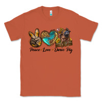 Copper peace love duroc pig Classic Tee - LillyAllenDesigns