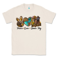 Natural peace love duroc pig Classic Tee - LillyAllenDesigns