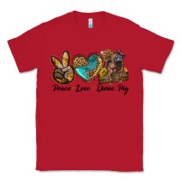 Red peace love duroc pig Classic Tee - LillyAllenDesigns