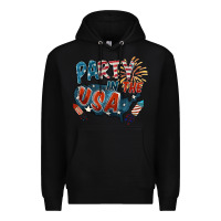 Black Party in the USA Premium Hoodie - FaDigitalArtStudio