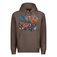 Coffee Party in the USA Premium Hoodie - FaDigitalArtStudio