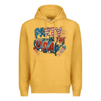 Mustard Party in the USA Premium Hoodie - FaDigitalArtStudio