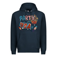 Navy Party in the USA Premium Hoodie - FaDigitalArtStudio