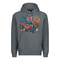 Rock Party in the USA Premium Hoodie - FaDigitalArtStudio