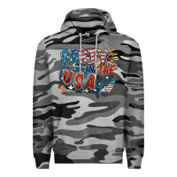 Slate Camo Party in the USA Premium Hoodie - FaDigitalArtStudio