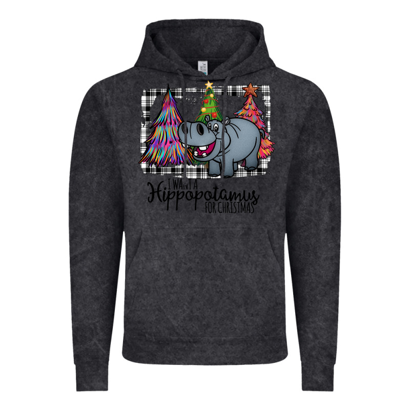 I Want Hippopotamus For Christmas Vintage Hoodie by Bettercallsaul | Teevron