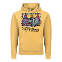 Vintage Mustard I Want Hippopotamus For Christmas Vintage Hoodie - Bettercallsaul