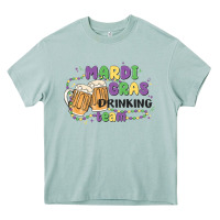 Arona mardi gras drinking team Heavy Core Tee - MaliasSmallBusiness