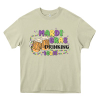 Mossy mardi gras drinking team Heavy Core Tee - MaliasSmallBusiness