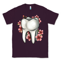 Plum floral tooth Classic Tee - Jasminsmagicworld
