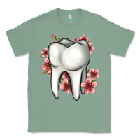Sage floral tooth Classic Tee - Jasminsmagicworld