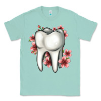 Seafoam floral tooth Classic Tee - Jasminsmagicworld