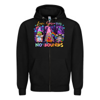 Black love gnomies no brounds pride Zipper Hoodie - FaDigitalArtStudio