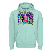 Seafoam love gnomies no brounds pride Zipper Hoodie - FaDigitalArtStudio