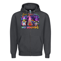 Smoke love gnomies no brounds pride Zipper Hoodie - FaDigitalArtStudio