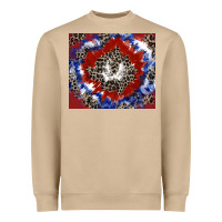 Mushroom patriotic tie dye Heavyweight Sweatshirt - CowGirlArtShop