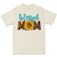 Bone blessed mom with sunflower Premium Tee - NancyCooperArtShop